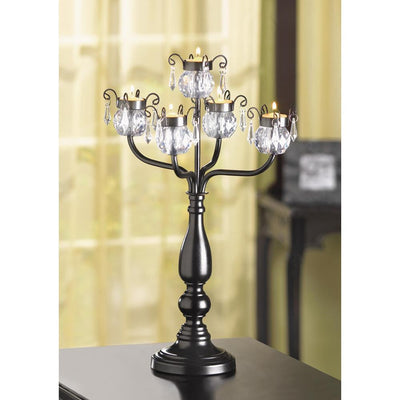 Crystal Trimmed Candelabra - crazydecor