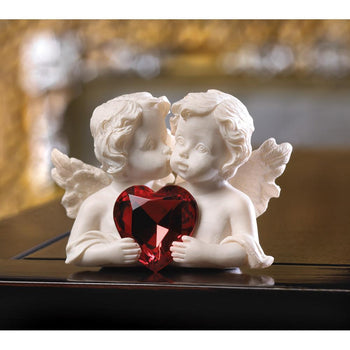 Two In Love Cherub Figurine - crazydecor