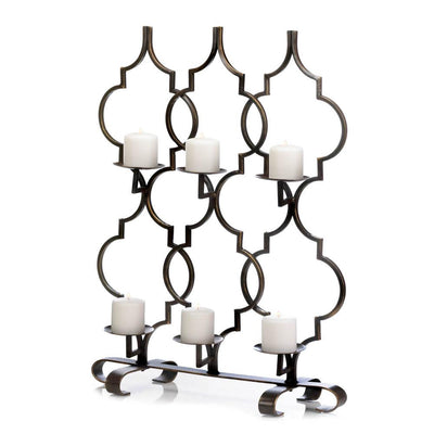 Moroccan Trellis Candle Holder - crazydecor