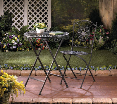 Fleur-De-Lis Patio Table - crazydecor