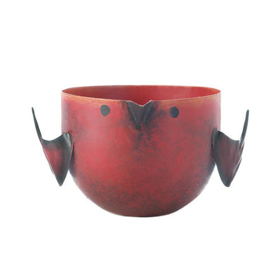 Red Apple Birdie Candle - crazydecor