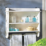 Nantucket Bathroom Wall Shelf - crazydecor