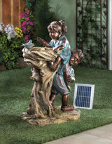 Cool Drink Children Solar Fountain - crazydecor