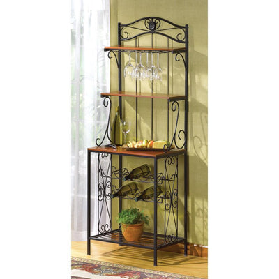 Bakers Rack Wine Storage Rack - crazydecor