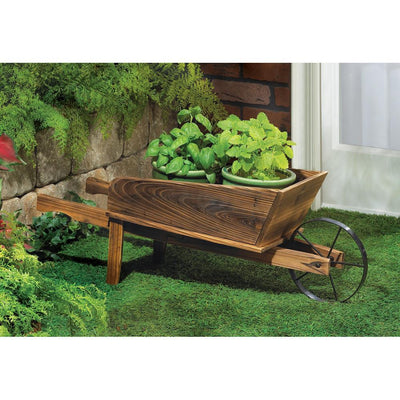 Country Flower Cart Planter - crazydecor