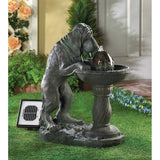 Thirsty Dog Solar Fountain - crazydecor