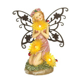 Garden Blooms Fairy Solar Statue - crazydecor