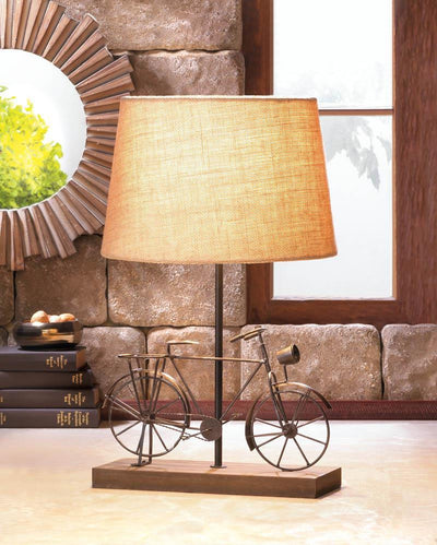 Old Fashioned Bicycle Table Lamp - crazydecor