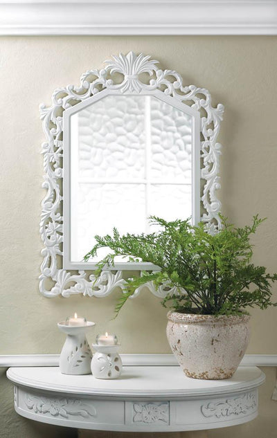 Fleur-De-Lis Wall Mirror - crazydecor