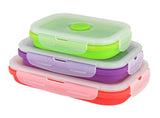 Silicone Stacker Food Container Set - crazydecor