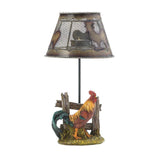 Country Rooster Candle Lamp - crazydecor