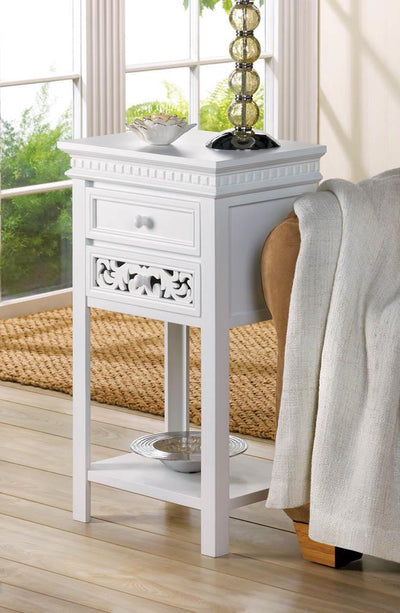 Fleur De Lis Side Table - crazydecor