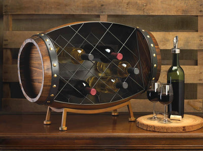 Cask Wine Bottle Rack - crazydecor