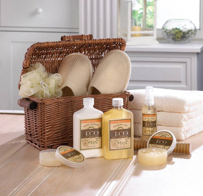 Aromanice Vanilla Ginger Spa Gift Basket - crazydecor