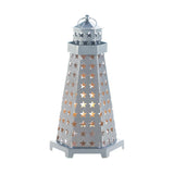 Silver Star Lighthouse Lantern - crazydecor