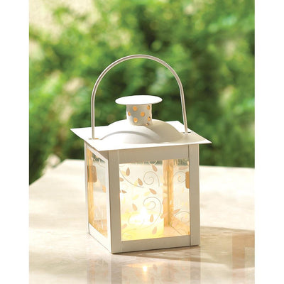 Small White Lantern - crazydecor