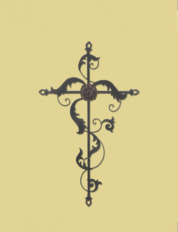 Baroque Wall Cross - crazydecor