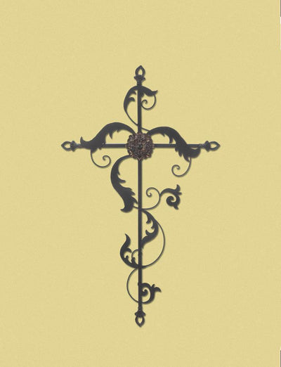 Baroque Wall Cross - crazydecor