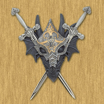 Armored Dragon Wall Crest - crazydecor