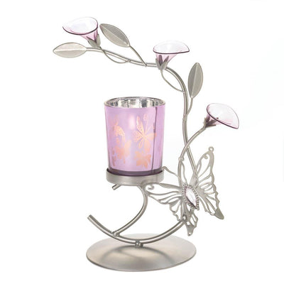 Butterfly Lily Candle Holder - crazydecor