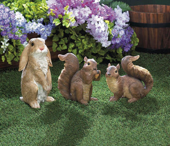 Curious Rabbit Garden Statue - crazydecor