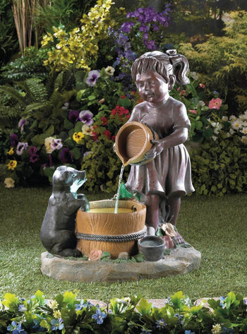 Bucketful Outdoor Fountain - crazydecor