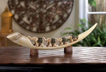 Green Elephant Tusk - crazydecor