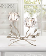 Crystal Flower Candle Stand - crazydecor