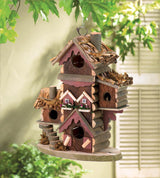 Rustic Gingerbread Style Bird House - crazydecor