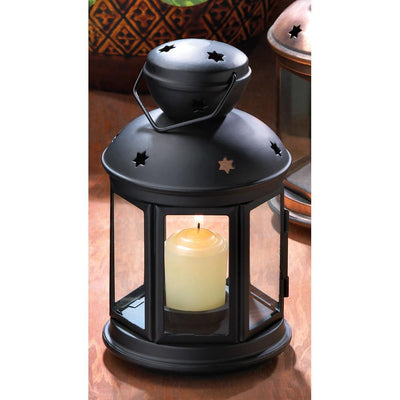 Black Colonial Candle Lamp - crazydecor