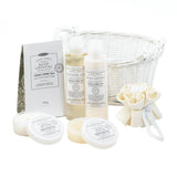 Fresh Herb Tea White Basket Spa Set - crazydecor