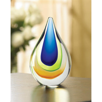 Art Glass Teardrop - crazydecor