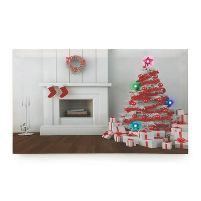 Holiday Fireplace LED Wall Art - crazydecor