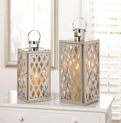 Steel Lattice Lantern (M) - crazydecor