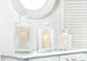 Small White Horizon Lantern - crazydecor