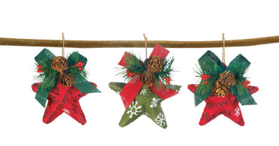 Christmas Stars Christmas Ornament Set - crazydecor