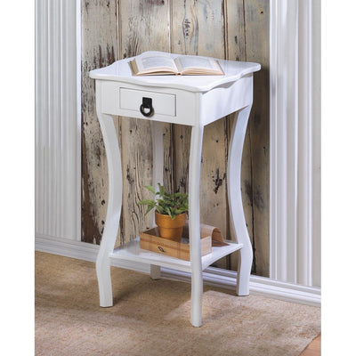 Scalloped Accent Table - crazydecor