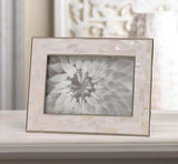 Mother Of Pearl Mosaic Frame 4" X 6" - crazydecor