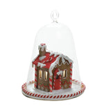 Gingerbread House Bell Jar - crazydecor