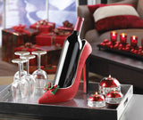 High Heel Holiday Wine Bottle Holder - crazydecor