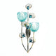 Peacock Blossom Duo Cup Sconce - crazydecor