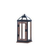 Wooden Trim Contemporary Lantern - DreamyDecor