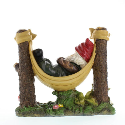 Slumbering Gnome Garden Statue - crazydecor