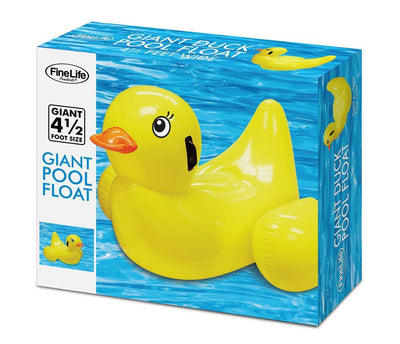 Giant Duck Inflatable Pool Float - crazydecor