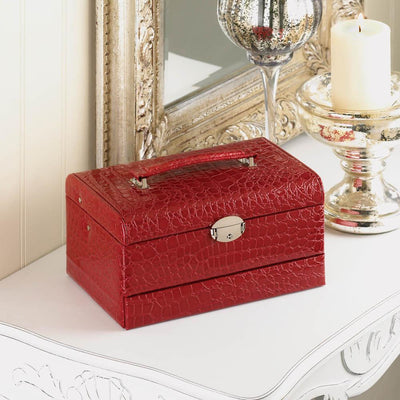 Deluxe Red Jewelry Box - crazydecor