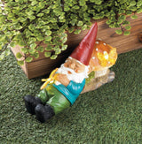 Solar-Powered Sleepy Gnome - crazydecor