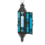 Sapphire Serenity Hanging Lantern - crazydecor