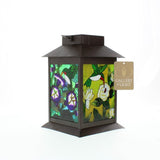 Solar Powered Floral Lantern - crazydecor