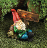 Welcome Gnome Solar Statue - DreamyDecor