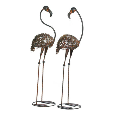 Wild Flamingo Garden Stakes Duo - DreamyDecor